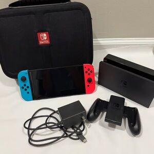 Nintendo Switch OLED console with Carrying case